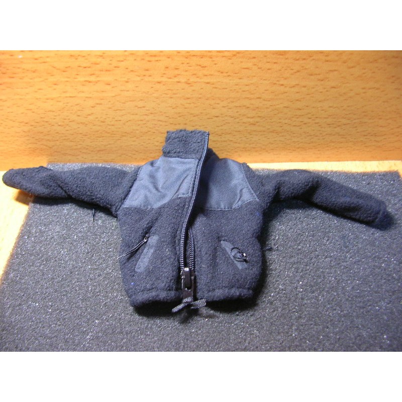 RJ2休閒部門 PMC特勤1/6精緻黑色毛衣外套一件(超正五拉鍊款) mini模型