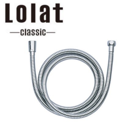 【LOLAT】【母親節促銷】OS230C 鍍鉻可旋不鏽鋼沐浴軟管