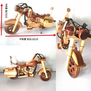 哈雷機車 木機車 機車模型 農村風 工業風 擺飾
