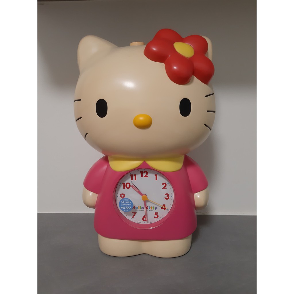 &lt;收藏品出清&gt; Sanrio Hello Kitty 立體公仔鬧鐘 1997絕版商品 日本製