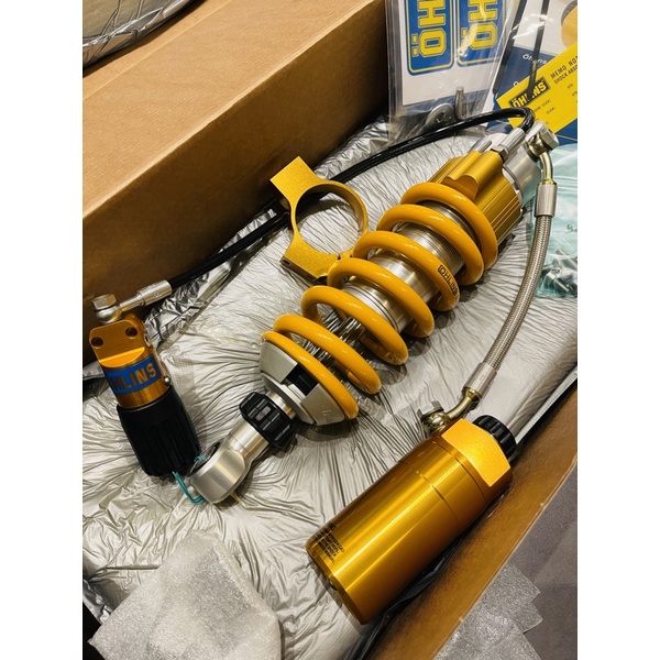 [鑫錡國際]OHLINS YAMAHA MT09 21- 後避震器 YA569 雙掛瓶 油壓調整器