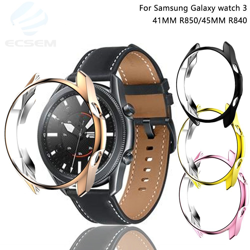 三星Galaxy Watch 3 R850 R840手錶配件 保護蓋,Galaxy Watch3 41/ 45MM電鍍殼