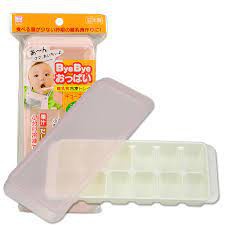 日本 小久保工業所 ByeBye 幼兒 離乳 食品冷凍盒 -正方型 食光餐桌