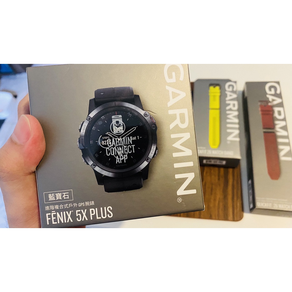 [二手] Garmin fenix 5X Plus fenix5X + 附贈三條錶帶