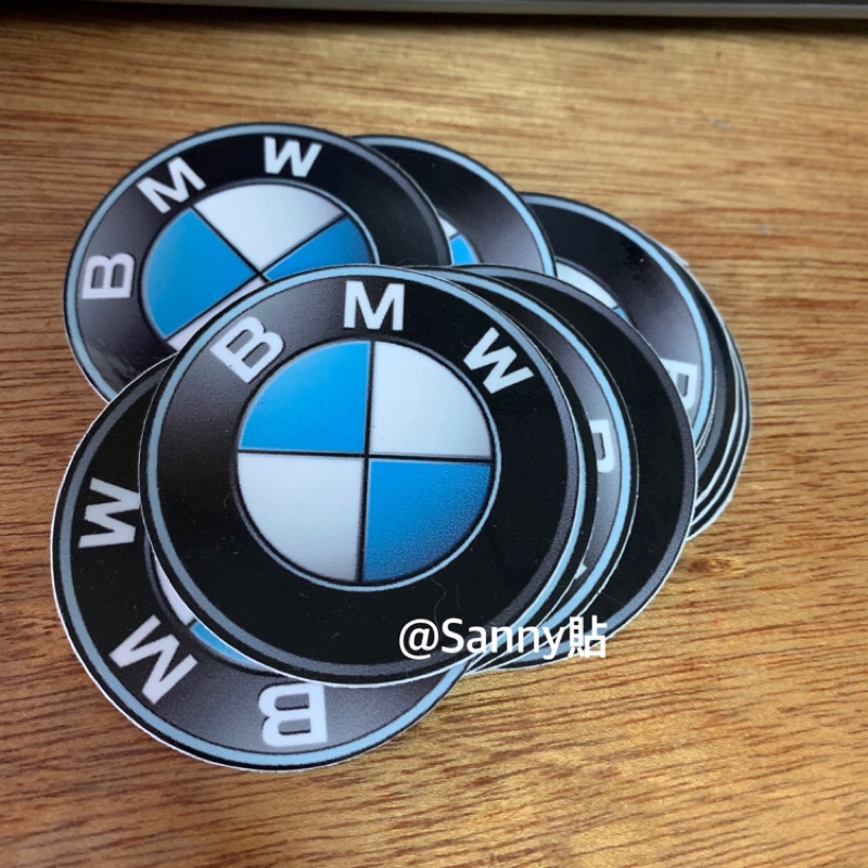 [全新現貨］BMW 小貼紙 油箱蓋貼 防水貼 BMW標誌貼
