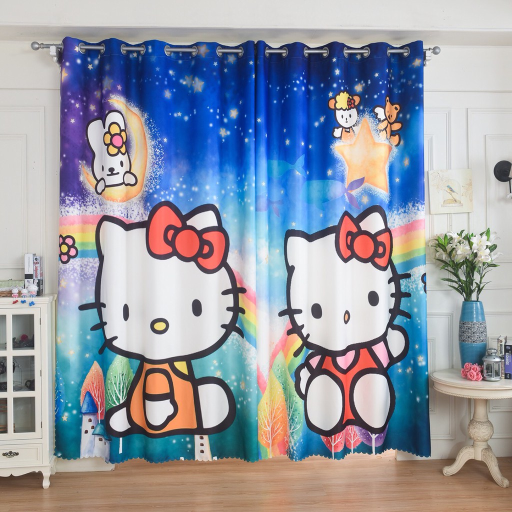 新款唷~~超可愛  Hello Kitty   雙色任選 定做窗簾 門簾    預購款