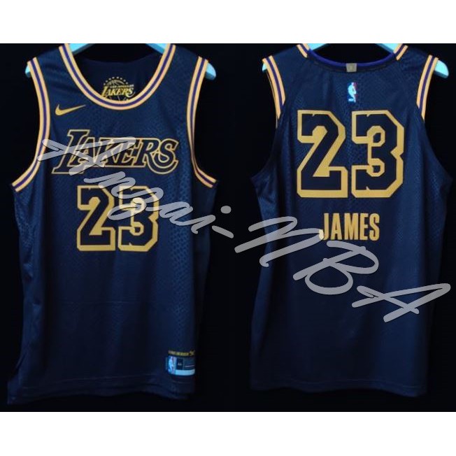 Anzai-NBA球衣 20年全新賽季LAKERS 洛杉磯湖人隊 詹姆斯JAMES 23&amp;6號蛇紋球衣AU球員版