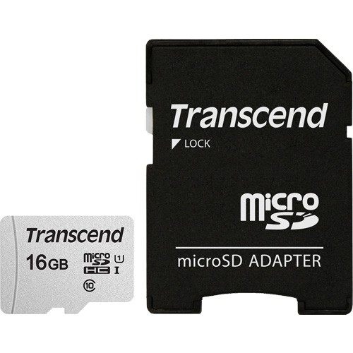 創見 MicroSDHC TF 16G 32G 64G 128G U1 95M 附轉卡 記憶卡 小卡 手機 300S-A