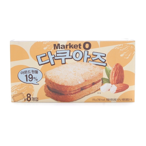 Marketo 法式達克瓦茲杏仁夾心餅乾176g 韓國直送 蝦皮購物