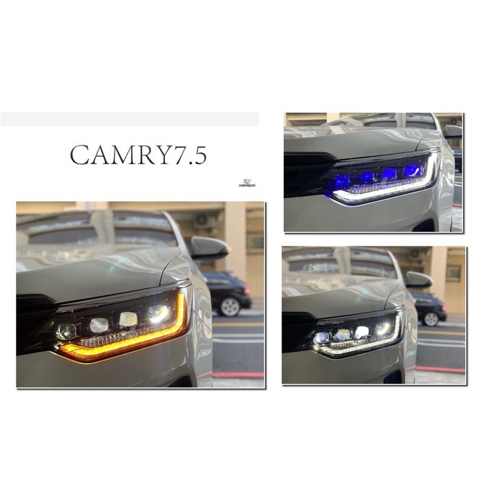 傑暘國際 全新 豐田 CAMRY 7.5代 15 16 17 年 全LED 呼吸動態 跑馬方向燈 四魚眼 大燈 頭燈