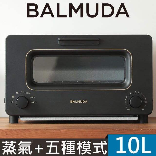 【BALMUDA 百慕達】The Toaster 蒸氣烤麵包機-黑/(K01J-KG/TW)