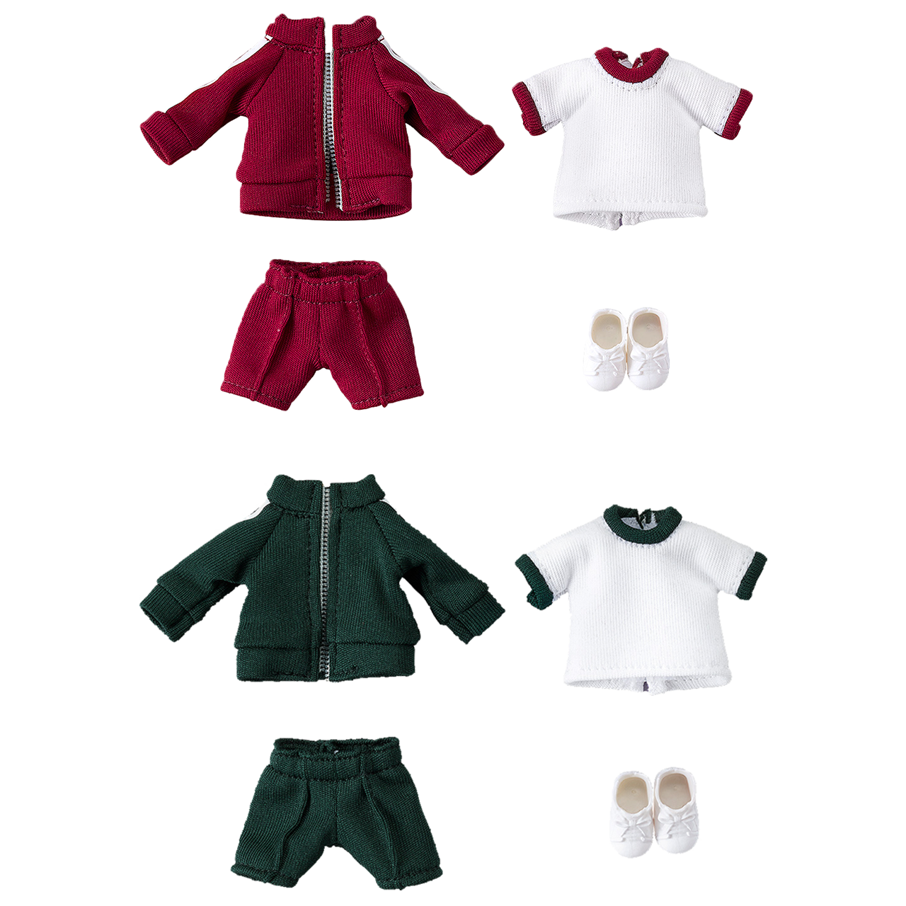 5 18 Bilibili Gsc粘土人doll洋服套裝紅色綠色體操服 蝦皮購物