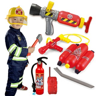 兒童消防員表演服裝道具職業體驗消防服COS角色扮演裝扮演出套裝