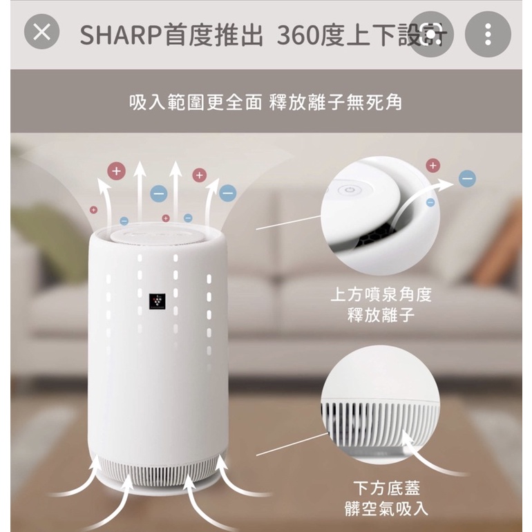 夏普FU-NC01-W 空氣清淨機現貨供應| 蝦皮購物