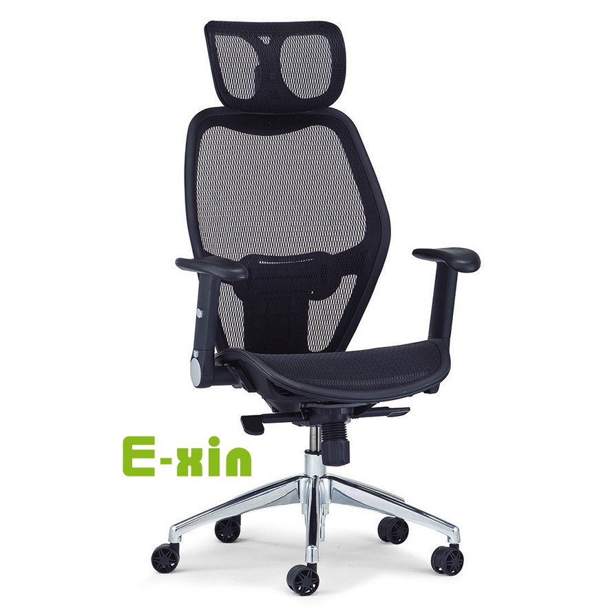 【E-xin】滿額免運 647-1A 大型全網辦公椅 6D 電腦椅 主管椅 人體工學椅 會客椅 辦公椅 活動椅 造型椅