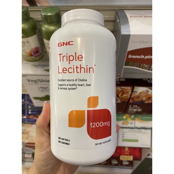 【On】GNC Triple Lecithin 三效卵磷脂 卵磷脂 1200mg 180顆