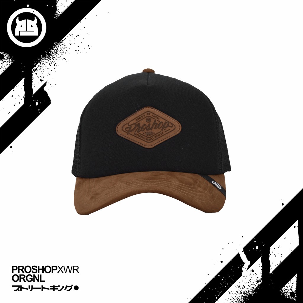 Hitam Proshop HAT PS BLUNT TRUCKER CAP 男士帽子發行黑色