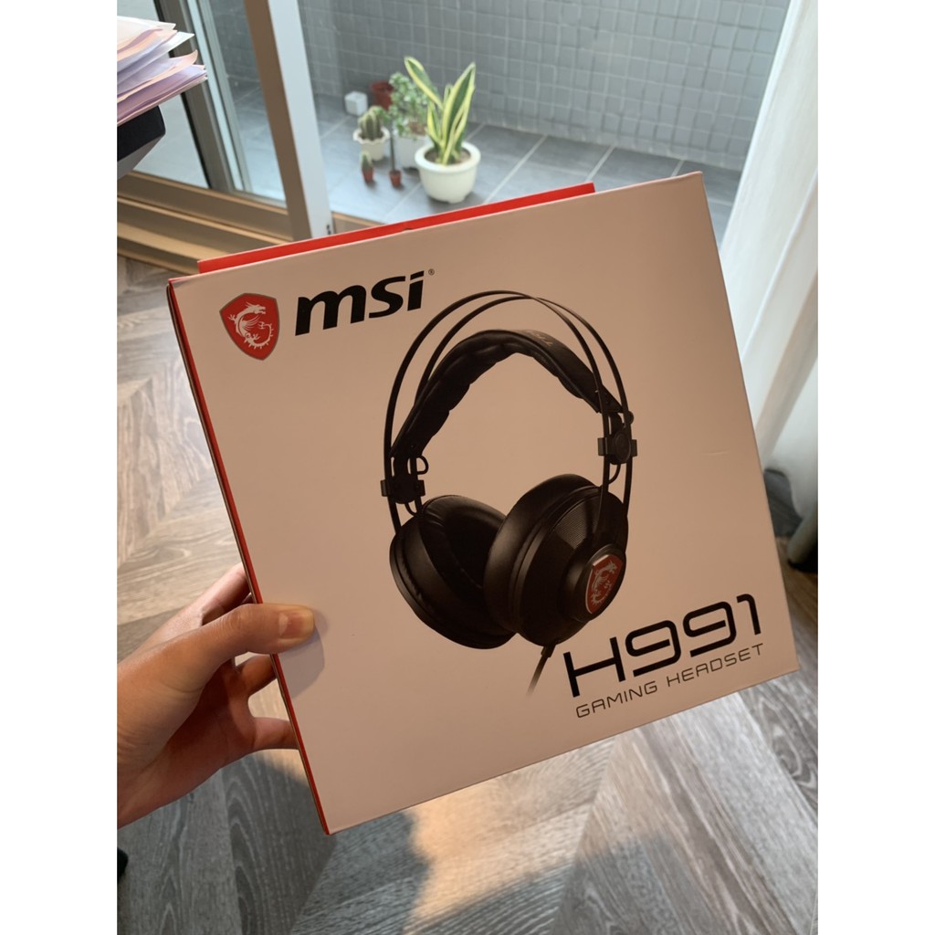MSI 微星 免運費 現貨供應 原廠電競耳機  電玩專用 H991 全新未拆