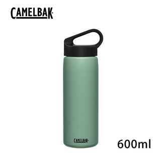 【美國CamelBak】600ml Carry cap不鏽鋼樂攜日用保溫瓶(保冰) 灰綠/ CB2367301060
