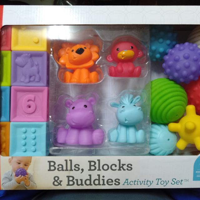 全新 infantino 形狀嬰兒觸感玩具20件組 可當新生兒禮/彌月禮/寶貝益智軟質  450元