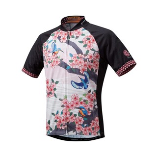 PEARL IZUMI S621-B-10 日本限定版男性基本款短袖公路車車衣(櫻花青鳥版)【7號公園自行車】