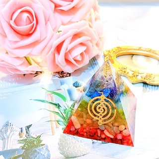 奧剛石 Orgonite 🌈七脈輪彩虹鑽(增強靈性與冥想力)