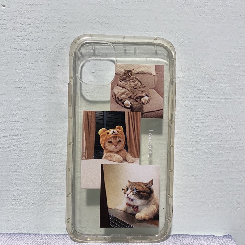 iPhone 11手機殼 超可愛貓咪 透明手機殼
