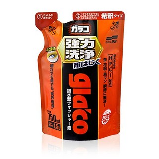 SOFT99 雨敵玻璃水強力去汙型 750ml C316 gla'co 免雨刷清潔液(強力去汙型)