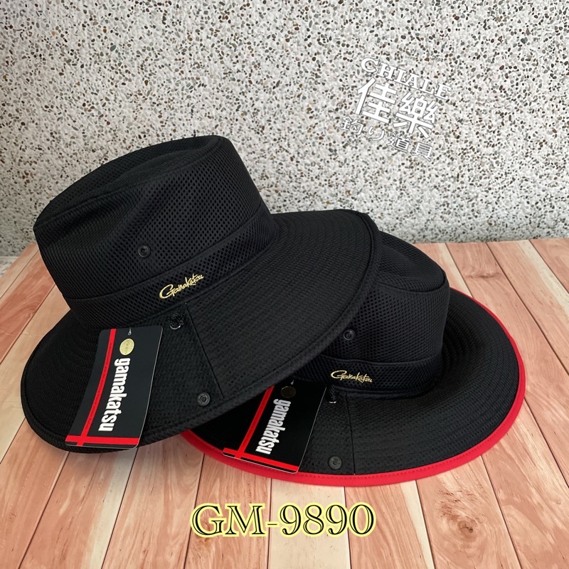 =佳樂釣具= Gamakatsu 牛仔帽 GM9890 GM-9890 草帽 帽子 通風 涼感 防曬 釣魚帽