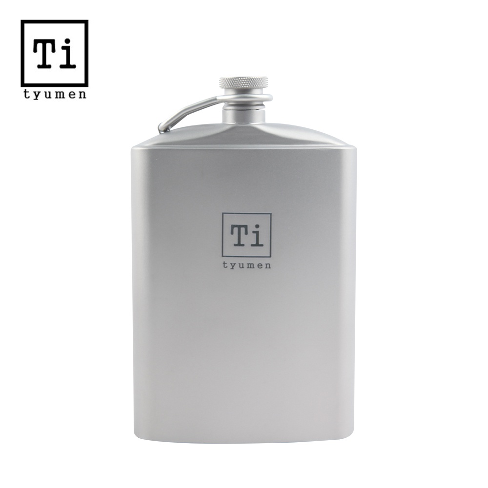 韓國Tyumen Titan 純鈦隨身酒壺260ml TI-B005 現貨 廠商直送