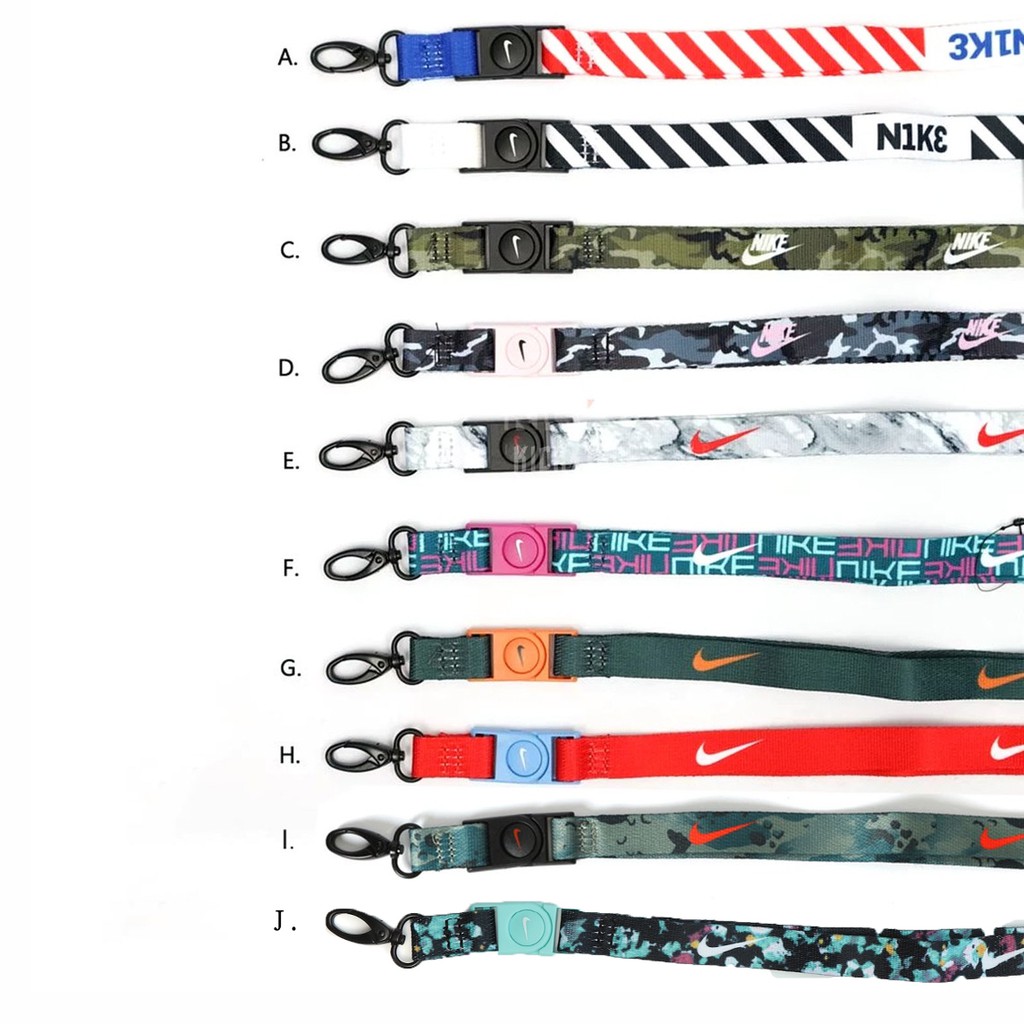 NIKE LANYARD 可拆式識別帶 證件帶 識別證 掛飾 掛頸  鑰匙圈【AC4434-985】