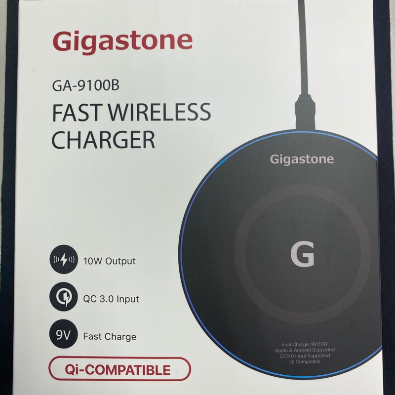 Gigastone立達國際GA-9100B無線快充充電盤支援Q1快充