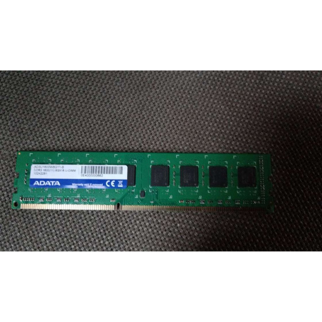 含稅 威剛 DDR3 1600 1333 8G 8GB 雙面顆粒 DDR3 8GB 原廠終保 03R020