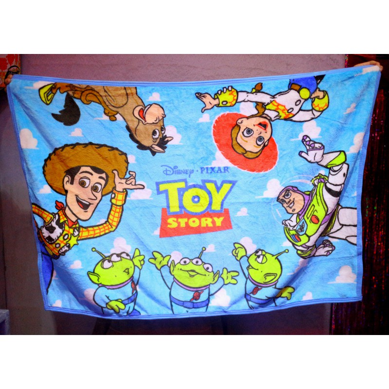 「Toy Story DIsney Pixar 玩具總動員 毛毯 毯子 被子 法蘭絨 100x70 @公雞漢堡」