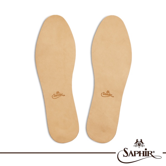 【SAPHIR莎菲爾-金質】植物鞣革鞋墊(圓頭)-雕花鞋適用   手工皮鞋首推真皮鞋墊