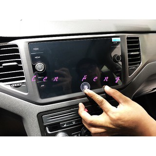 涔峰ＣＦ☆ (8吋滿版)福斯VW New Tiguan 專用鋼化膜 玻璃保護貼 螢幕玻璃貼 導航膜 音響保護貼