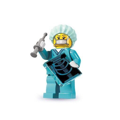 LEGO 樂高 6代 人偶包 11號 外科醫生 全新 8827  minifigures seaeon 6 六代