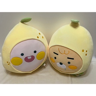 KAKAO FRIENDS RYAN萊恩 APEACH屁桃 桃子 Muzi兔子 檸檬裝娃娃玩偶抱枕禮物 正版代購