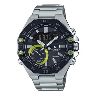 CASIO卡西歐EDIFICE ECB-10DB-1A加入日誌計時與時區自動調整，無時無刻掌握精準時刻48.5mm