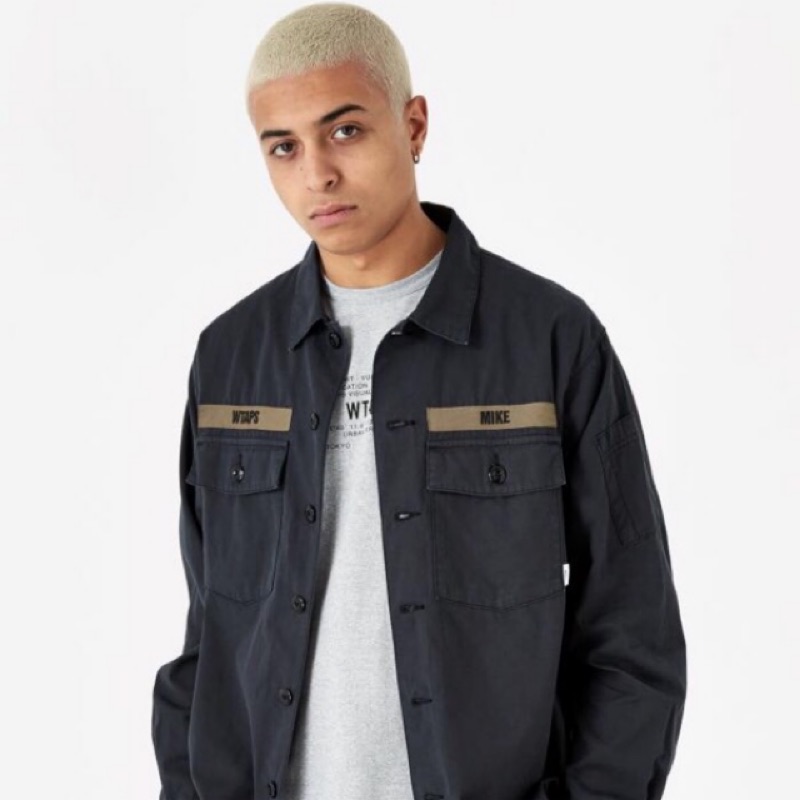 ジャケット・アウター WTAPS 15AW Buds LS Shirt.Copo.Satin-3 WTAPS 15AW Buds LS Shirt.Copo.Satin-3