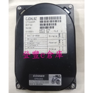 【登豐e倉庫】 YR29 CONNER CFS420A 420M 40pin IDE 硬碟