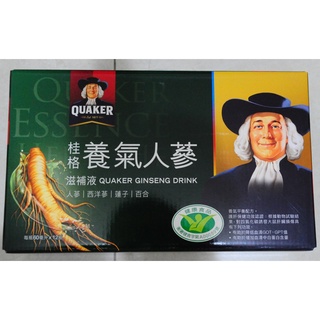 100瓶4300元免運郵寄貨到付款【QUAKER 桂格】無糖/有糖養氣人參60ml 養氣人參 氧氣人參