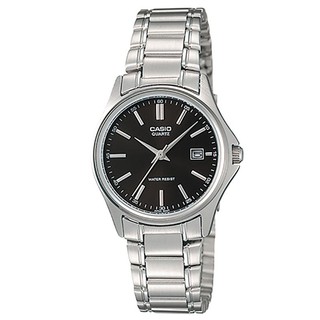 【CASIO】簡約新貴淑女腕錶-羅馬黑麵(LTP-1183A-1A)正版宏崑公司貨