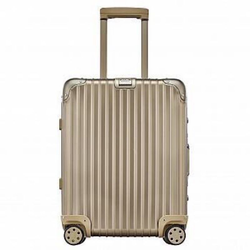 全新 Rimowa Topas Titanium 歐規四輪登機箱 (鈦金)