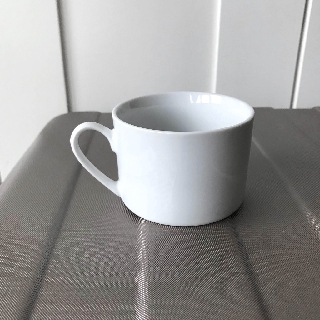 純白 咖啡杯 馬克杯 陶杯 240ml