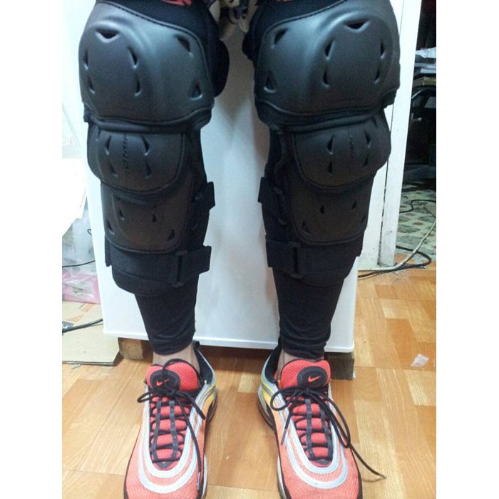斷捨離 全新 KOMINE SK-627 SK627 多關節 高活動性 CE認證 硬式 護膝 護具 重機 追焦