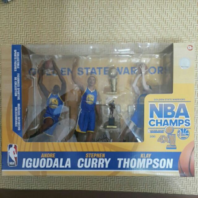 麥法蘭 NBA公仔 2015勇士隊 冠軍組 Curry Thompson Iguodala
