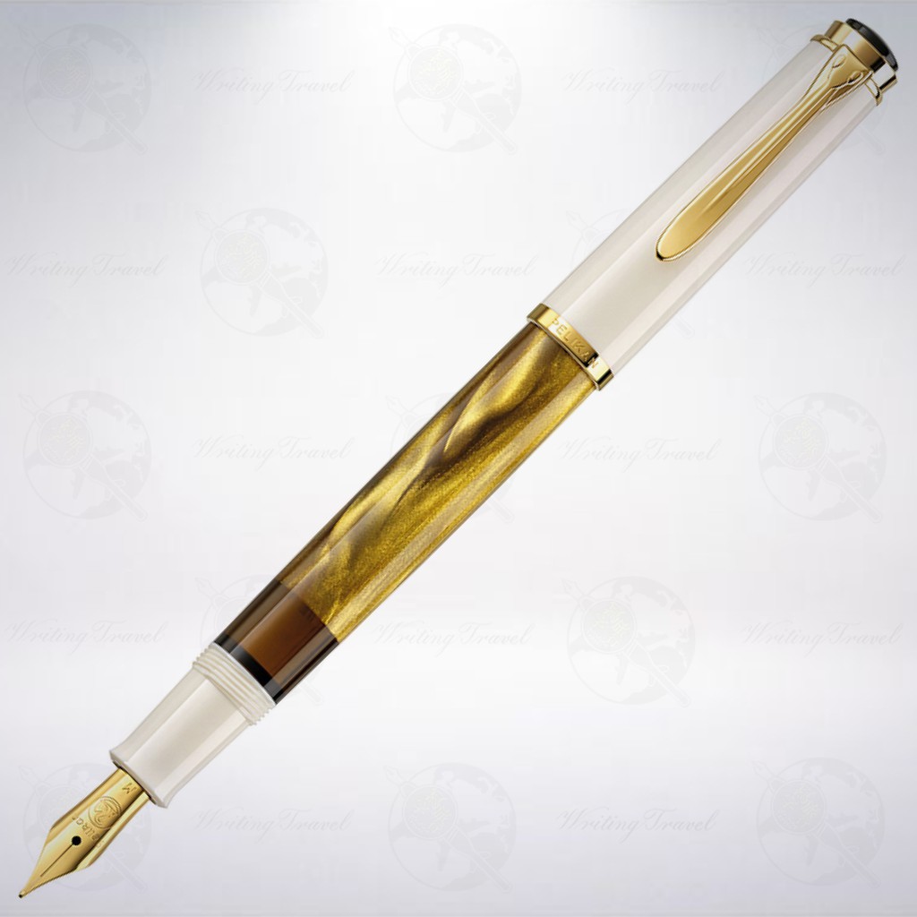 德國 Pelikan M200 特別版鋼筆: 金色大理石