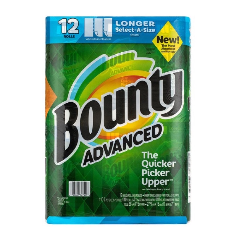 Bounty 隨意撕特級廚房紙巾 110張*1捲-一單最多4捲
