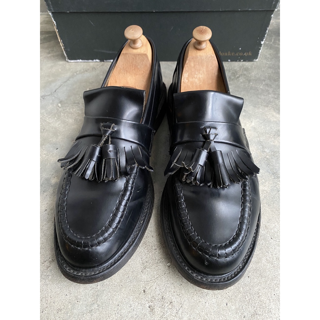 Loake-英國手工皮鞋 Brighton black goodyear welted leather soles
